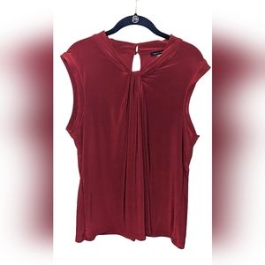Burgundy Tommy Hilfiger Women's Sleeveless Blouse